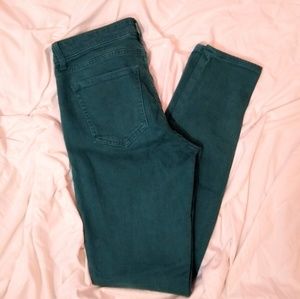 GAP Green Skinny Jeans Size 2R